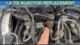 VW Caddy 1.6 TDI Injector replacement