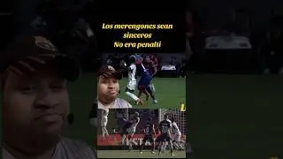 Los merengones sean  sinceros No era penalti 