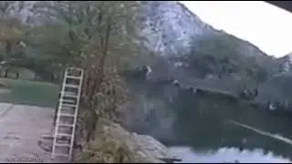 Trenutak pada mosta kod Ovčar banje