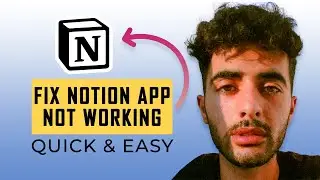 Fix Notion App Not Working on Windows 11/10 (2025 Easy Guide)