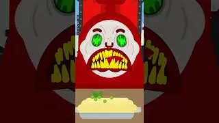😥 Sad 🚂 CHOO CHOO CHARLES ☢️ Radioactive is So Hungry... (Cartoon Animation)