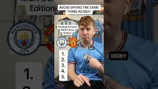 Football Survival - Manchester Derby Edition ⚽️ 