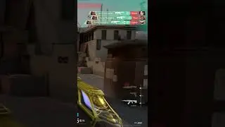 Valorant lucky tripple kill #shorts