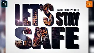 Photoshop Tutorial - How EASY to Fill Text With an Image in Photoshop