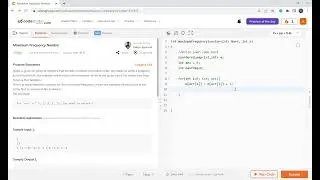 Maximum Frequency Number   Coding Ninjas Codestudio #code #leetcode #codestudio  #college