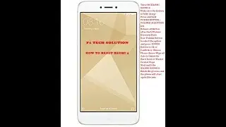 How to reset factory for Redmi 4 by F1 TECH SOLUTION