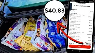 $200 Profit Delivering Food On a Saturday