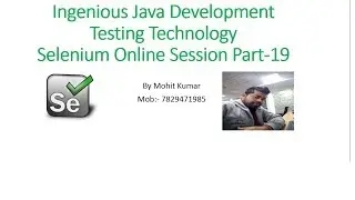 What is Exception Handling(No such Element Exception)Selenium Online Class Part 19