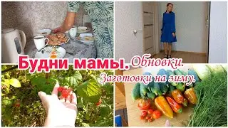 Будни мамы// Заготовки на зиму// Обновки одежды//