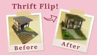 Miniature Thrift Flip: Abandoned Shed becomes Forest Cottage