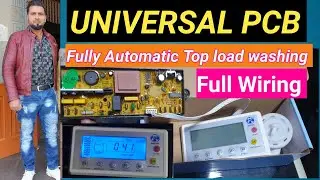 How to install Universal PCB In Fully Automatic Washing Machine with Full Wiriy