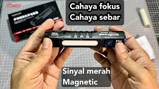Warsun SQ03 senter EDC multifungsi dengan 2 jenis pencahayaan