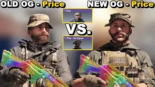 OLD OG CAPTAIN PRICE VS NEW OG CAPTAIN PRICE in CALL OF DUTY MOBILE SEASON 6  COD Mobile