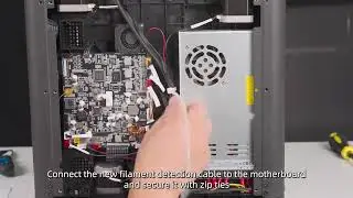 Flashforge Adventurer 5M Replacing the filament detection.