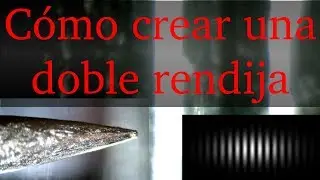 Experimento doble rendija - versión casera