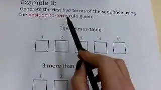 Generate sequences given a rule in words