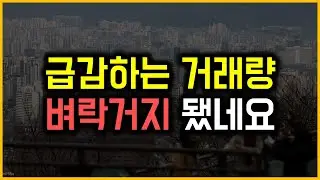 급감하는 거래량 - 벼락거지 됐네요