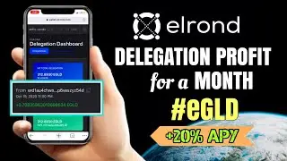 Elrond Network DELEGATION PROFIT after 1 month | Earn Up to 20% APY | Staking Review