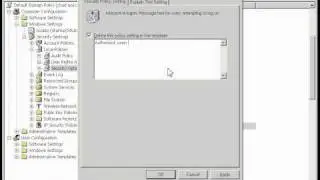 Configuring Group Policy Object Security Settings.avi