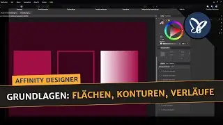 Affinity Designer-Tutorial: Flächen, Konturen und Verläufe richtig einsetzen