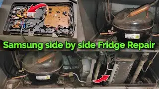 Samsung refrigerator side by side Led billing 1,2,3,4,5, time # Samsung Inverter fridge side by side