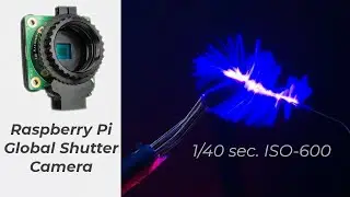 Testing Raspberry Pi's new Global Shutter Camera (Low Light, Python Code)