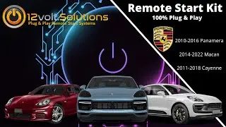 2010-2016 Porsche Panamera 100% Plug & Play Remote Start Kit - FULL OPERATION DEMO VIDEO!