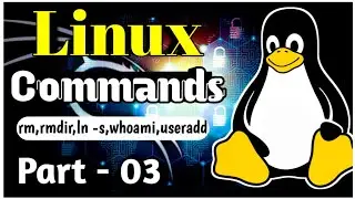 ( Part 03 ) Linux Basic Commonds - rm rmdir ln-s whoami useradd | Linux Tutorial