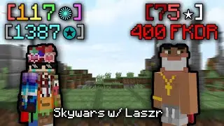 I played with a 400 FKDR tryhard... | Hypixel Skywars