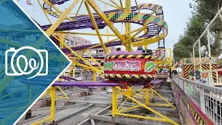 Spinning Coaster (Buwalda) @ Kermis Weert 2024 - 4K Onride / POV Video
