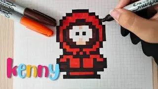 Como dibujar a KENNY en PIXEL ART – Tutorial paso a paso 