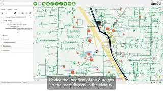 IQGeo Workflow Manager - Outage management electric utility network