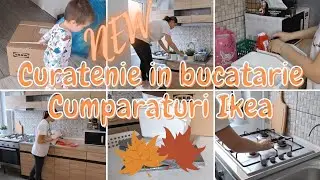 Curatenie si organizare in bucatarie♡Comanda Ikea☆Fa curat cu mine