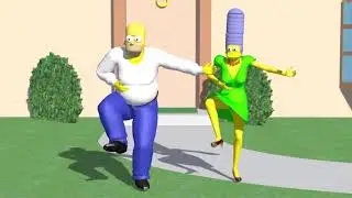 Homero Y Marge Bailando ”Ya Me Desperte”