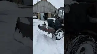 Универсальный солдат Т-25. #сельскоехозяйство #ссср #фермер #снег #братишкин