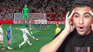 فيفا 23|جربت أسدد 100 ركلة حرة ضد حارس مرمى عملاق !!😱🔥