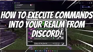 How to execute commands into your realm from discord!