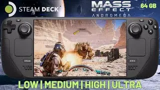 Mass Effect Andromeda Steam Deck (64GB) Gameplay | All Settings Tested