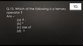 C Programming Quiz | Part - 2 | Tech Code |