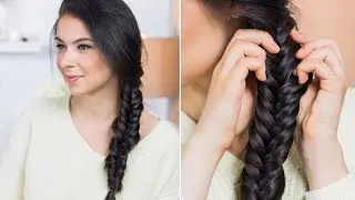 3 Minute Fishtail Braid Tutorial For Beginners
