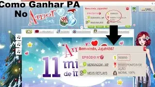 Como Ganhar PA De Graça No Amor Doce (CÓDIGO NÃO FUNCIONA MAIS)
