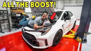 FIRST MODS ON THE GR COROLLA.. ALL THE BOOST!