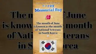 Unknown Fact About South Korea for the Month of June #kinfluencer2023 #kinfluencer