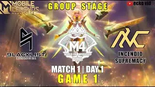 Blacklist International vs Incendio Supremacy M4 World Championship BLCK vs INC - mobile legends