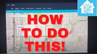 Home Assistant WAZE Integration and Map Tutorial