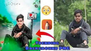 Autodesk Not hate Love❣️Photo Editing || Autodesk Background Change Photo Editing | New Trick