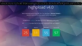 Shoutout For Hassan Yousuf:Creator Of Highpload