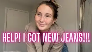 I GOT NEW JEANS! MINI HAUL🫶🏼✨