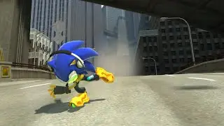 Sonic Generations: Skyscraper Scamper Act 1 w/ Jet Set Sonic [HD/60fps]