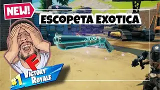 *NEW* GANANDO con  la ESCOPETA EXOTICA en FORTNITE🔥 (NO CREERAS LO QUE PASO💀)